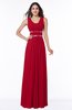 Sexy A-line Zipper Floor Length Pleated Plus Size Bridesmaid Dresses