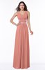 Sexy A-line Zipper Floor Length Pleated Plus Size Bridesmaid Dresses