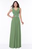 Sexy A-line Zipper Floor Length Pleated Plus Size Bridesmaid Dresses
