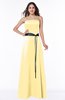 Elegant A-line Half Backless Satin Floor Length Plus Size Bridesmaid Dresses