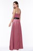 Elegant A-line Half Backless Satin Floor Length Plus Size Bridesmaid Dresses