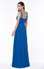 Gorgeous A-line Thick Straps Half Backless Floor Length Plus Size Bridesmaid Dresses