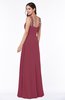 Gorgeous A-line Thick Straps Half Backless Floor Length Plus Size Bridesmaid Dresses