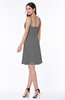 Sexy A-line Sleeveless Chiffon Mini Ribbon Plus Size Bridesmaid Dresses