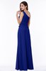 Classic A-line Half Backless Floor Length Ruching Plus Size Bridesmaid Dresses