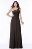 Classic A-line Half Backless Floor Length Ruching Plus Size Bridesmaid Dresses