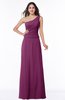 Classic A-line Half Backless Floor Length Ruching Plus Size Bridesmaid Dresses