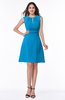 Classic A-line Sleeveless Zipper Chiffon Ribbon Plus Size Bridesmaid Dresses
