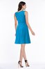 Classic A-line Sleeveless Zipper Chiffon Ribbon Plus Size Bridesmaid Dresses