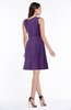 Classic A-line Sleeveless Zipper Chiffon Ribbon Plus Size Bridesmaid Dresses