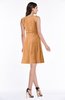 Classic A-line Sleeveless Zipper Chiffon Ribbon Plus Size Bridesmaid Dresses