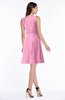 Classic A-line Sleeveless Zipper Chiffon Ribbon Plus Size Bridesmaid Dresses