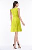 Classic A-line Sleeveless Zipper Chiffon Ribbon Plus Size Bridesmaid Dresses