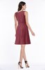 Classic A-line Sleeveless Zipper Chiffon Ribbon Plus Size Bridesmaid Dresses