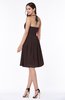 Sexy A-line Halter Chiffon Knee Length Pleated Plus Size Bridesmaid Dresses