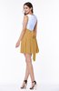 Casual A-line Sleeveless Zip up Pleated Plus Size Bridesmaid Dresses