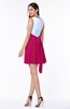 Casual A-line Sleeveless Zip up Pleated Plus Size Bridesmaid Dresses