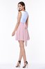 Casual A-line Sleeveless Zip up Pleated Plus Size Bridesmaid Dresses