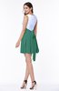 Casual A-line Sleeveless Zip up Pleated Plus Size Bridesmaid Dresses