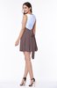 Casual A-line Sleeveless Zip up Pleated Plus Size Bridesmaid Dresses