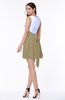 Casual A-line Sleeveless Zip up Pleated Plus Size Bridesmaid Dresses
