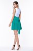 Casual A-line Sleeveless Zip up Pleated Plus Size Bridesmaid Dresses