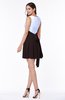 Casual A-line Sleeveless Zip up Pleated Plus Size Bridesmaid Dresses