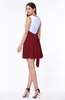 Casual A-line Sleeveless Zip up Pleated Plus Size Bridesmaid Dresses