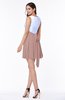 Casual A-line Sleeveless Zip up Pleated Plus Size Bridesmaid Dresses