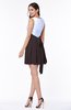 Casual A-line Sleeveless Zip up Pleated Plus Size Bridesmaid Dresses