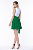 Casual A-line Sleeveless Zip up Pleated Plus Size Bridesmaid Dresses