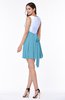 Casual A-line Sleeveless Zip up Pleated Plus Size Bridesmaid Dresses