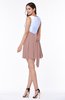 Casual A-line Sleeveless Zip up Pleated Plus Size Bridesmaid Dresses