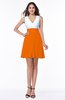 Casual A-line Sleeveless Zip up Pleated Plus Size Bridesmaid Dresses