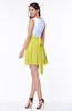 Casual A-line Sleeveless Zip up Pleated Plus Size Bridesmaid Dresses