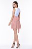 Casual A-line Sleeveless Zip up Pleated Plus Size Bridesmaid Dresses