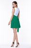 Casual A-line Sleeveless Zip up Pleated Plus Size Bridesmaid Dresses