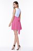 Casual A-line Sleeveless Zip up Pleated Plus Size Bridesmaid Dresses