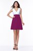 Casual A-line Sleeveless Zip up Pleated Plus Size Bridesmaid Dresses