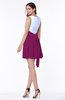 Casual A-line Sleeveless Zip up Pleated Plus Size Bridesmaid Dresses