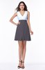 Casual A-line Sleeveless Zip up Pleated Plus Size Bridesmaid Dresses