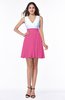Casual A-line Sleeveless Zip up Pleated Plus Size Bridesmaid Dresses