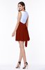 Casual A-line Sleeveless Zip up Pleated Plus Size Bridesmaid Dresses