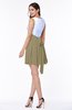 Casual A-line Sleeveless Zip up Pleated Plus Size Bridesmaid Dresses