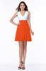 Casual A-line Sleeveless Zip up Pleated Plus Size Bridesmaid Dresses