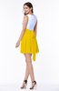 Casual A-line Sleeveless Zip up Pleated Plus Size Bridesmaid Dresses