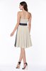 Classic A-line Strapless Knee Length Ruching Plus Size Bridesmaid Dresses