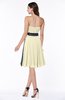 Classic A-line Strapless Knee Length Ruching Plus Size Bridesmaid Dresses