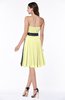 Classic A-line Strapless Knee Length Ruching Plus Size Bridesmaid Dresses