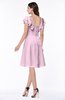 Simple A-line Sleeveless Zip up Sash Plus Size Bridesmaid Dresses